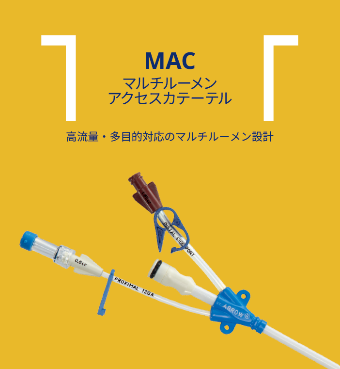 MAC マルチルーメン アクセスカテーテル